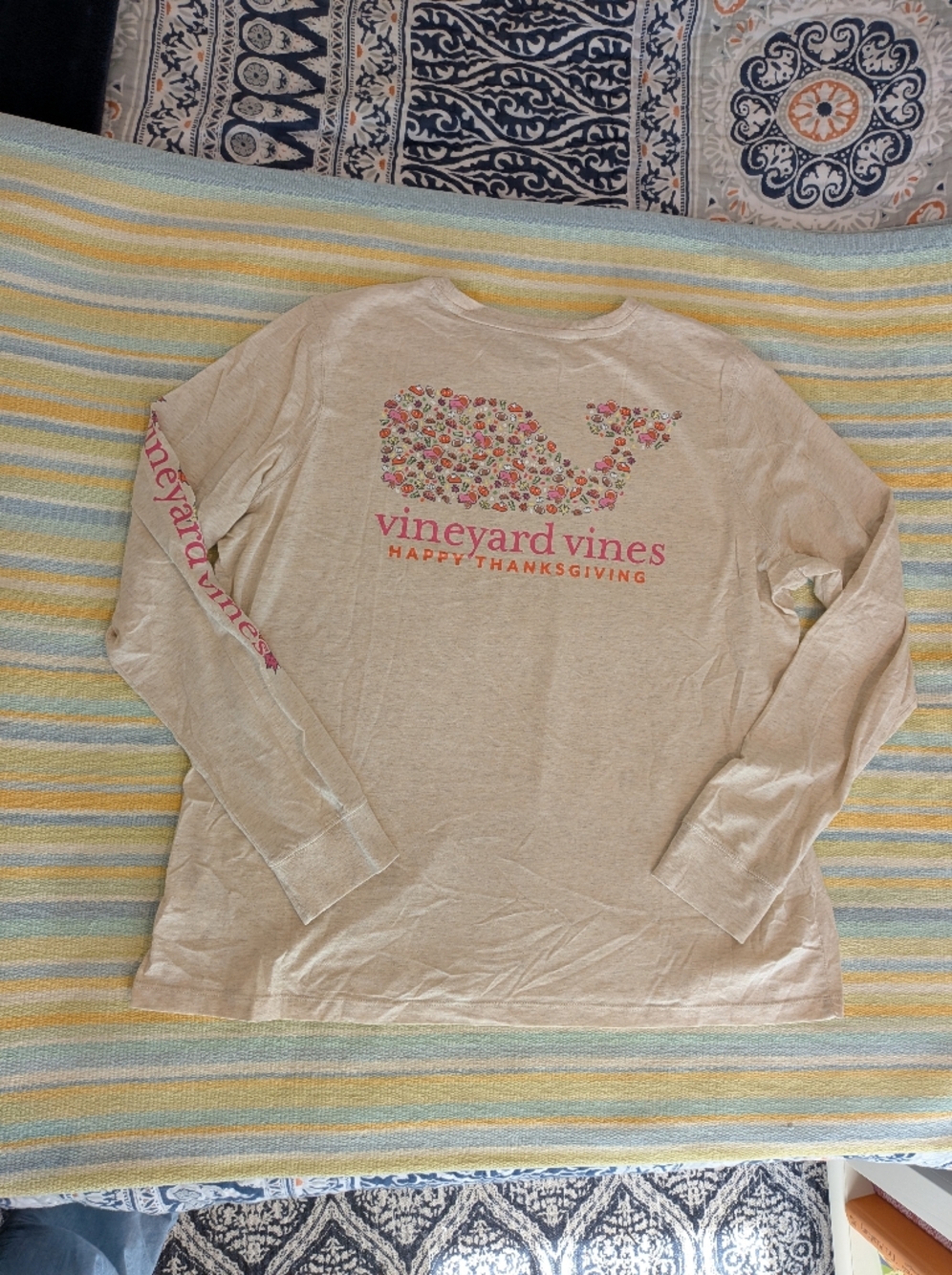 ⭐ Vineyard Vines Thanksgiving Long Sleeve Shirt XL
